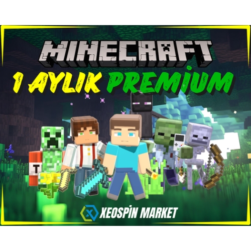  Minecraft 1 Aylık PremiumAnında Teslim+Garanti